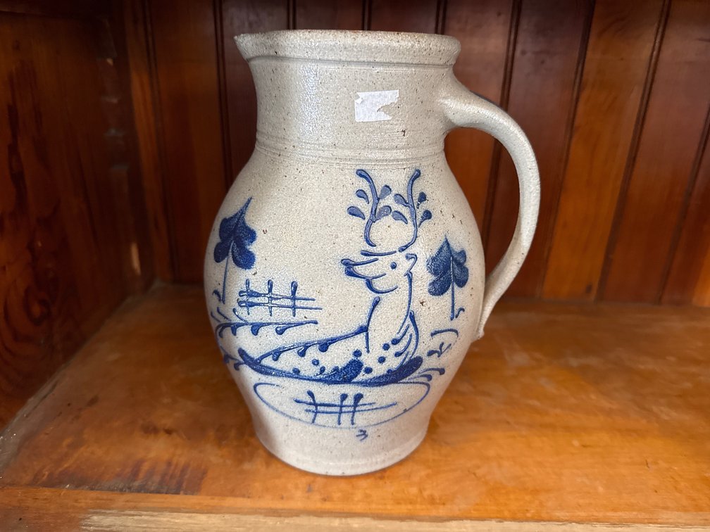 Ethan Allen Stoneware Pitcher