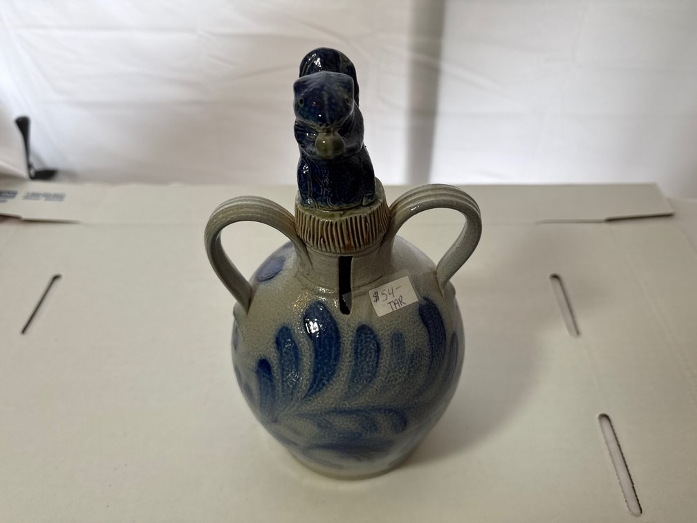 Wisconsin Pottery Squirrel Bank