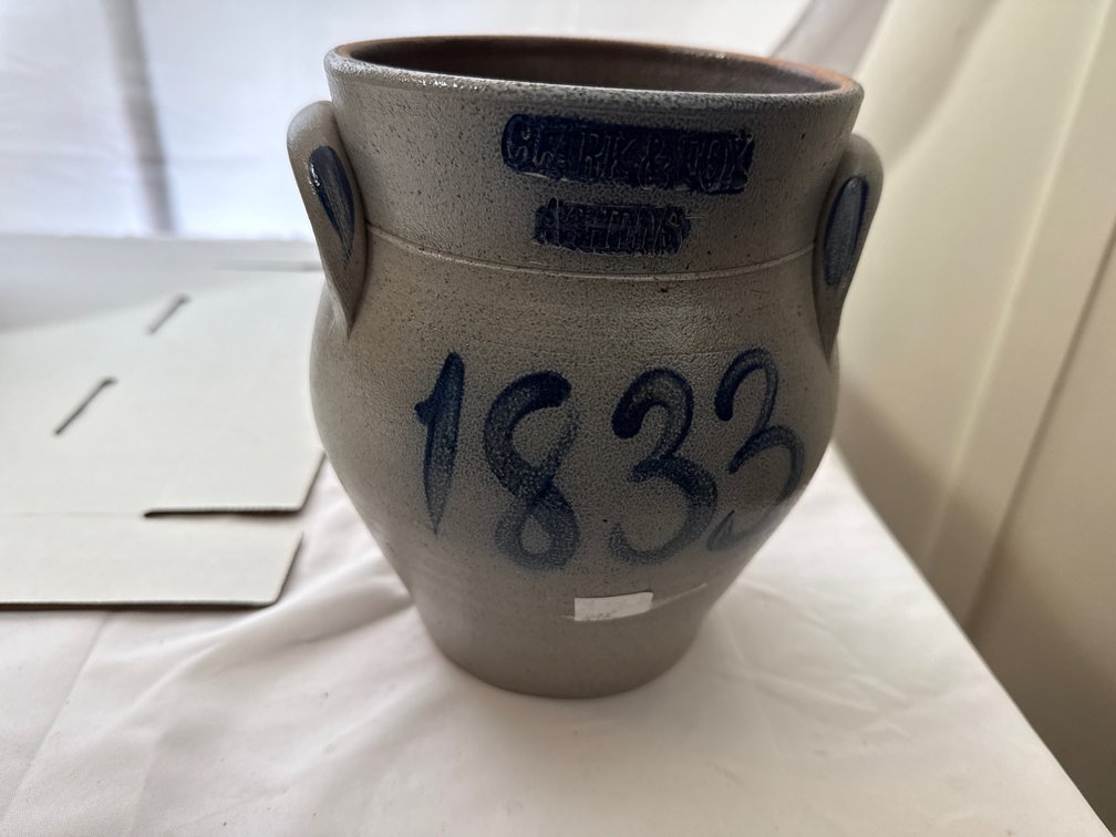 Cooperstown Pottery 1833 Crock