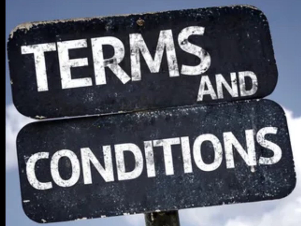 Terms and Conditions