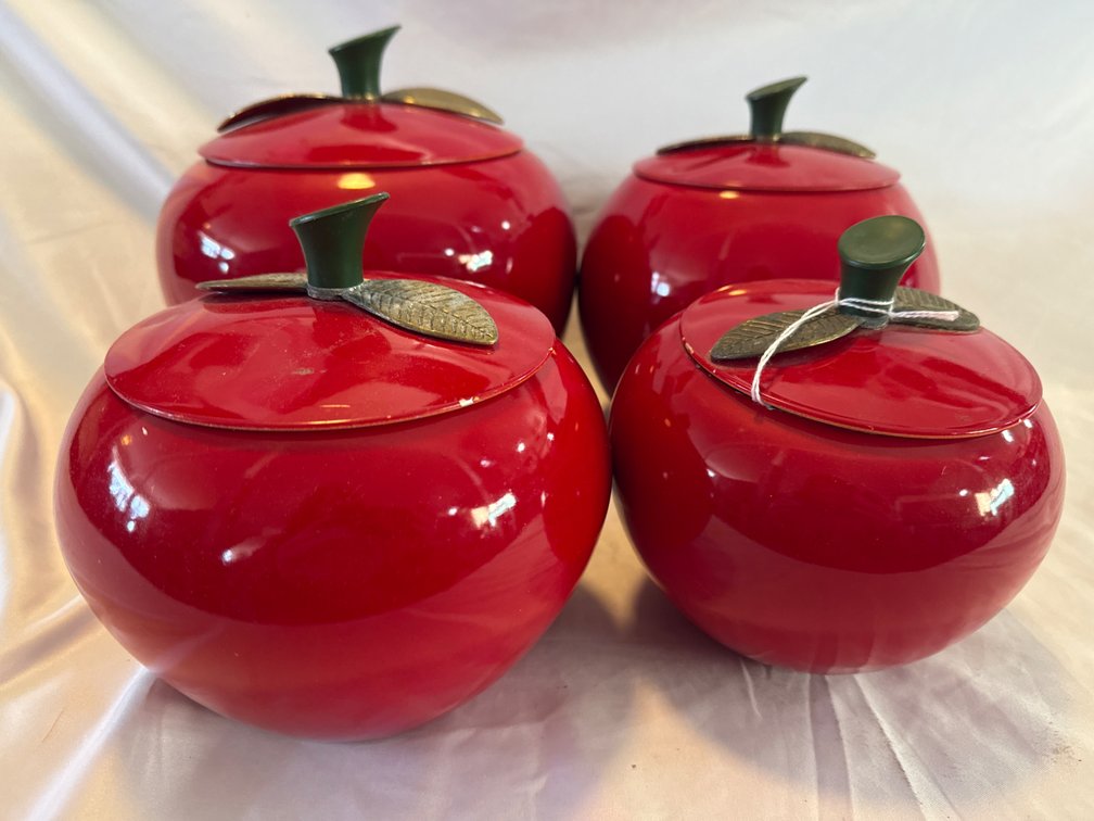 Metal Apple Canisters