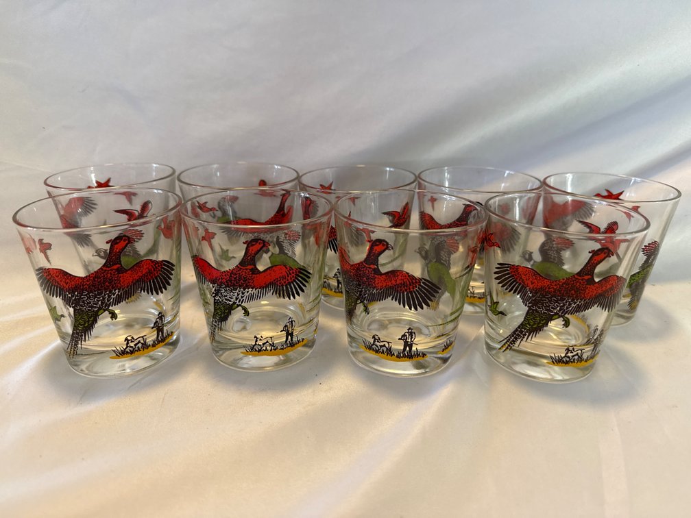 Hazel Atlas Pheasant Glassware