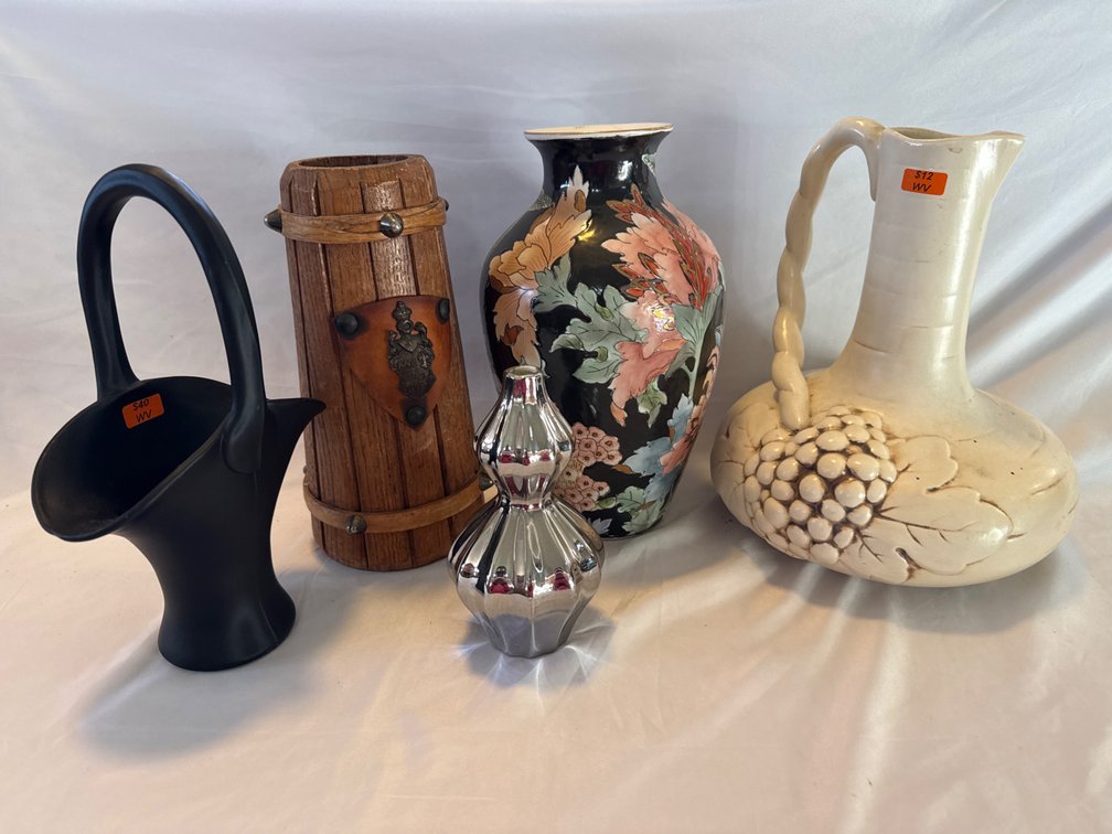Variety of Vases Tallest Vase is 10.5” Tall
