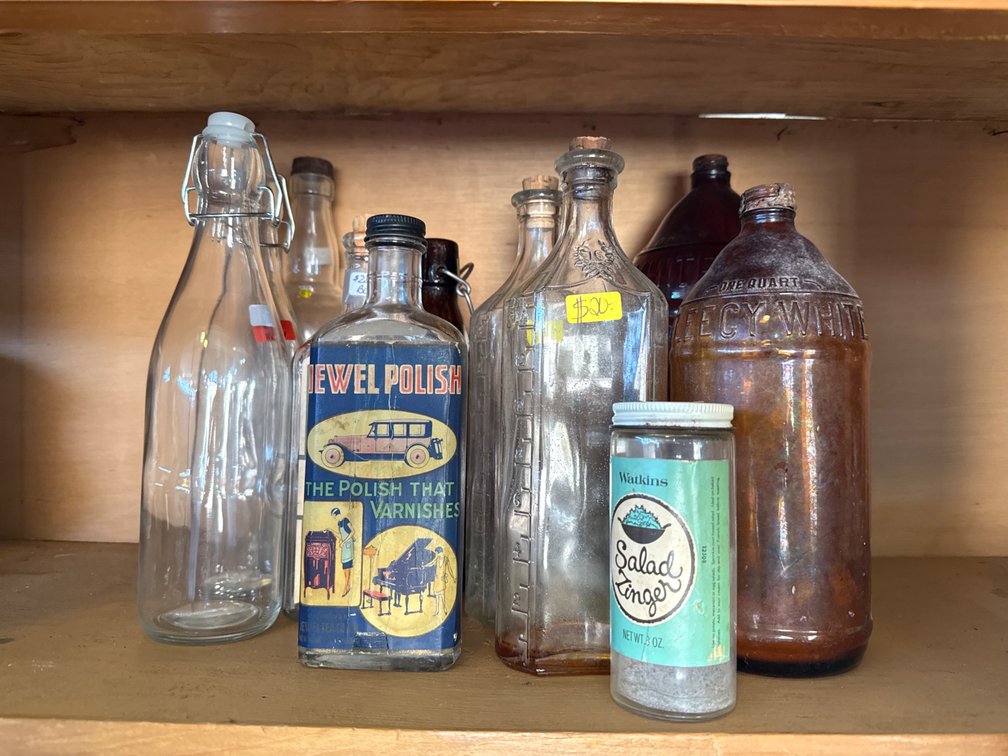 Vintage Glass Bottles