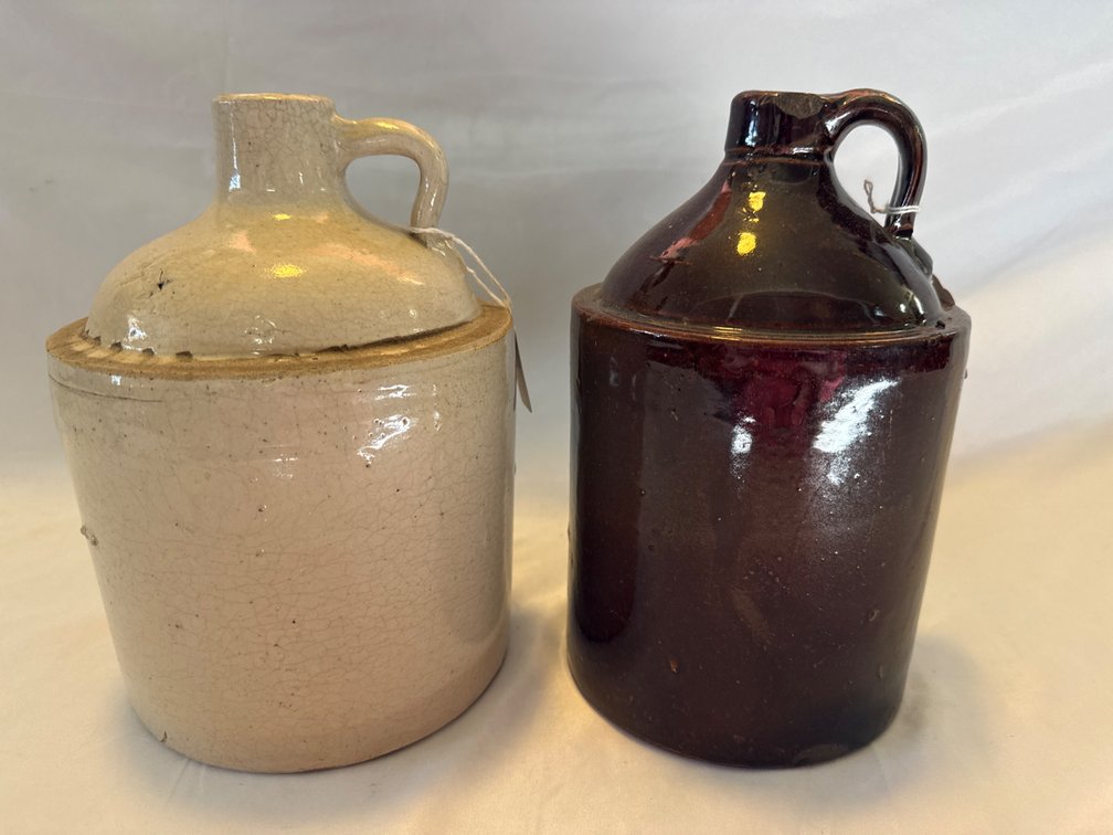 Stoneware Jugs 8.5” Tall