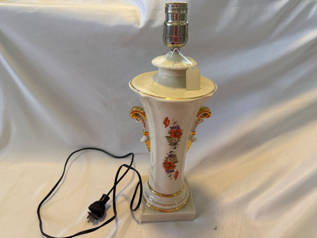 Porcelain Table Lamp 16” Tall