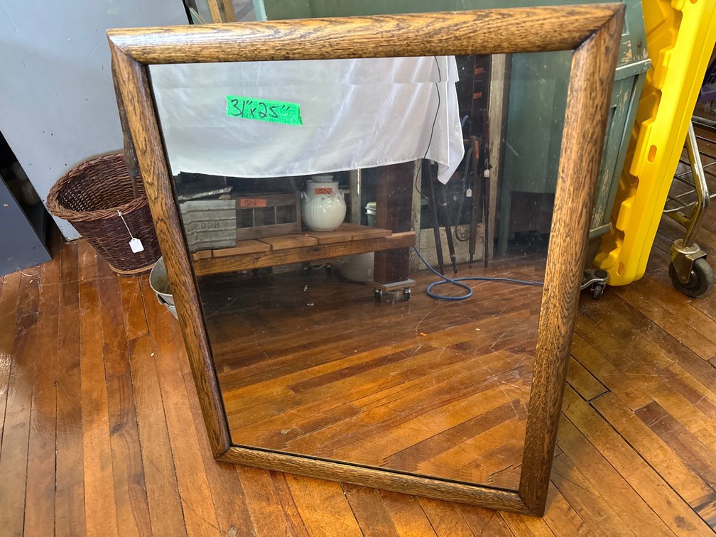 Beveled Hanging Mirror 31” x 25”
