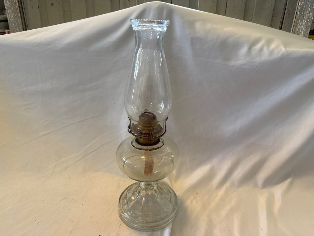 Oil Lamp 17” Tall