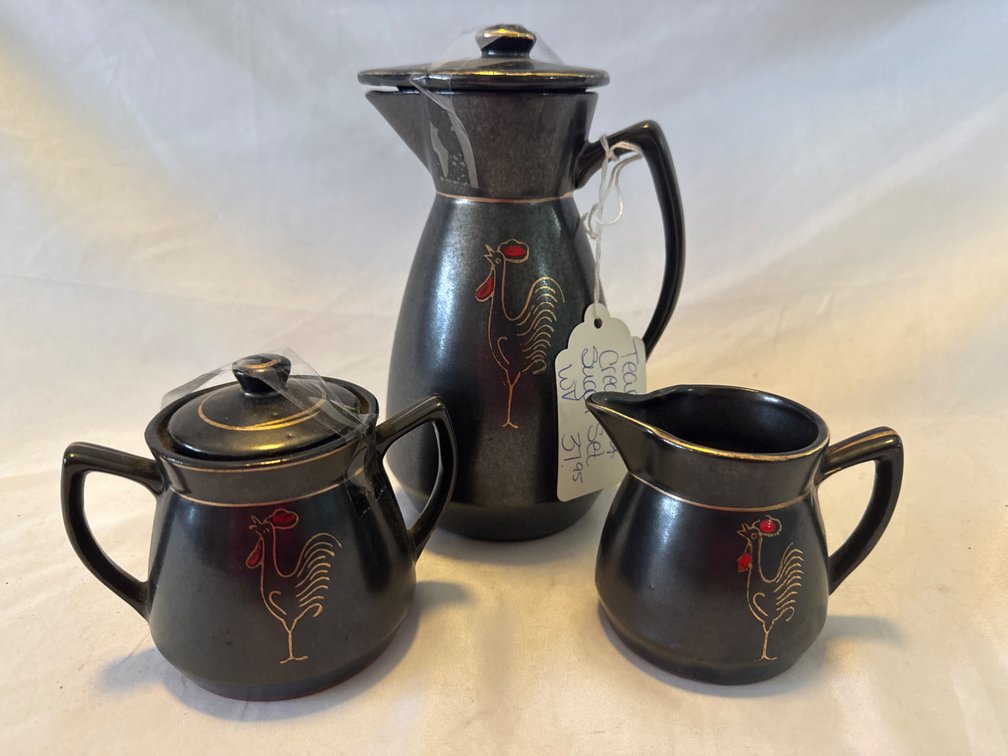 Teapot Creamer & Sugar Set