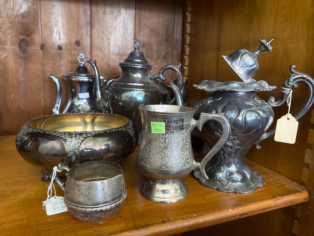Silver Colored & Some Silver Plated Serving Dishes
