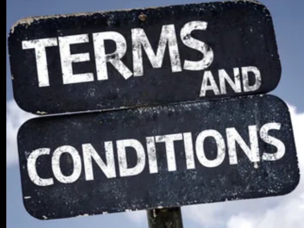 Terms and Conditions