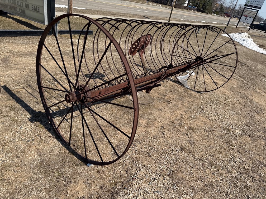 Vintage Horse Drawn Dump Rake 123” Wide