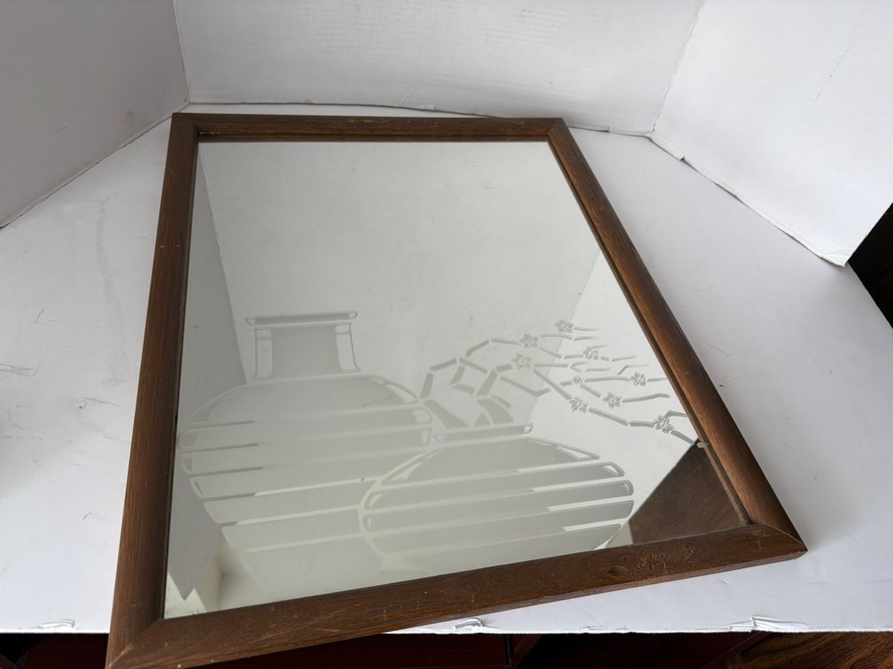 Etched Mirror-22” X 17.5”