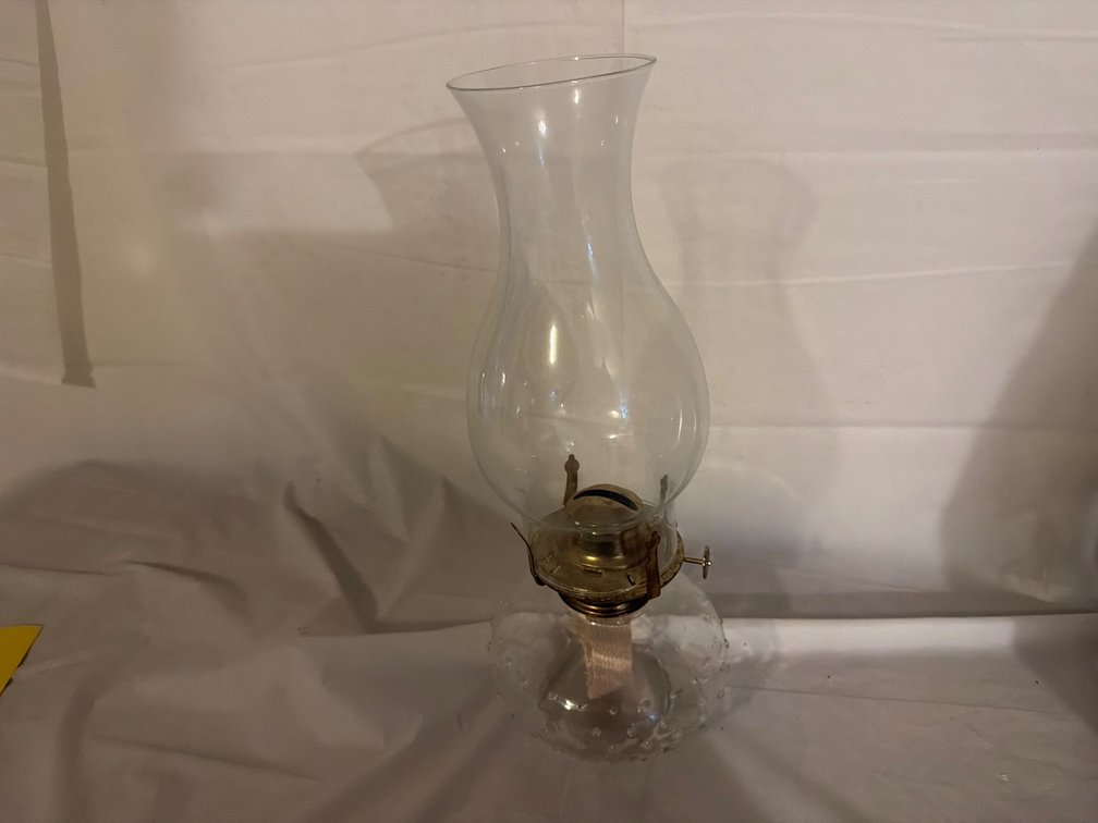 Glass Oil Lantern-14” Tall