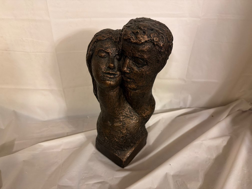 Couple in Love -Bust, 1971, 12” Tall