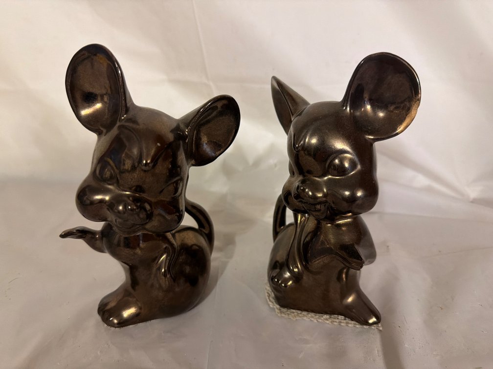 Vintage 6” Mice Pair-Knickknacks