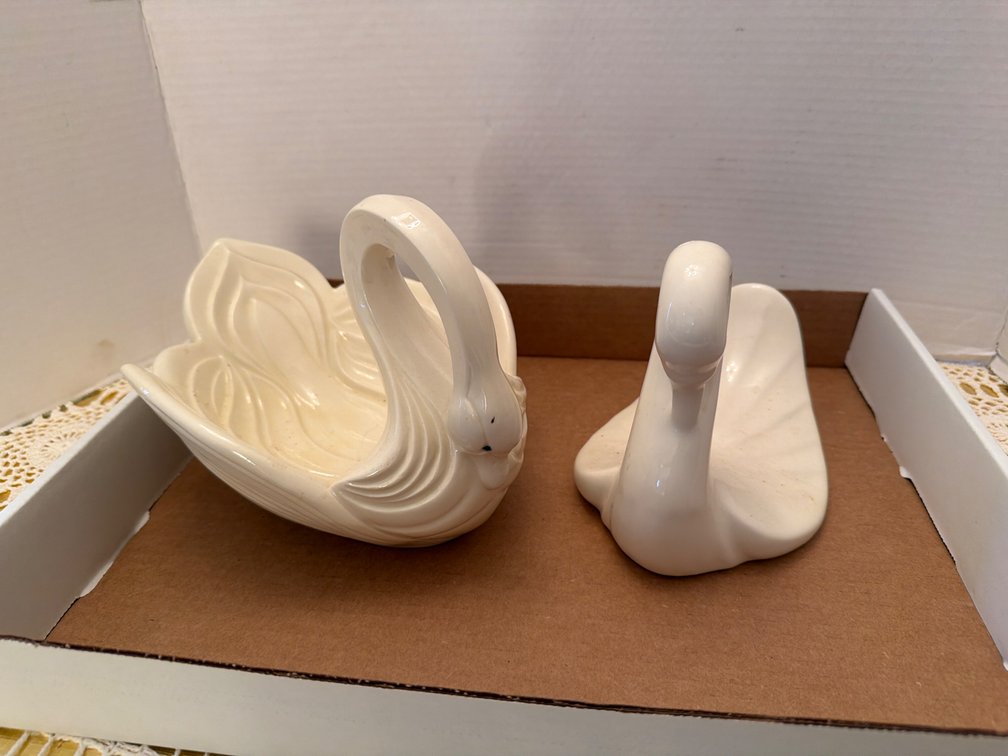 Ceramic Swans