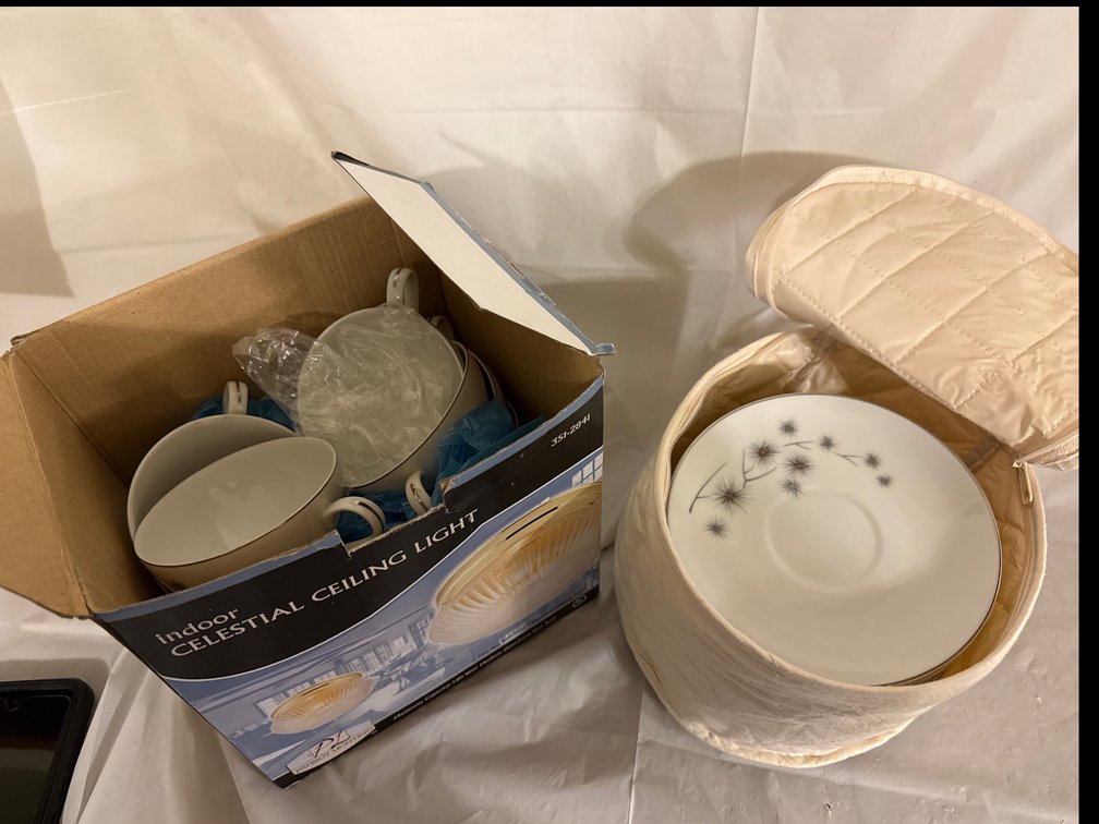 Creative Fine China- Cups, Saucers, Plates