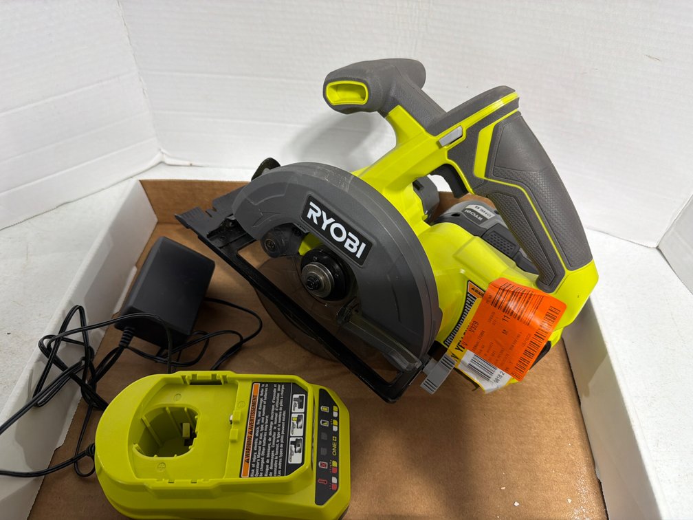 Ryobi Circular Saw with Battery and Charger-New