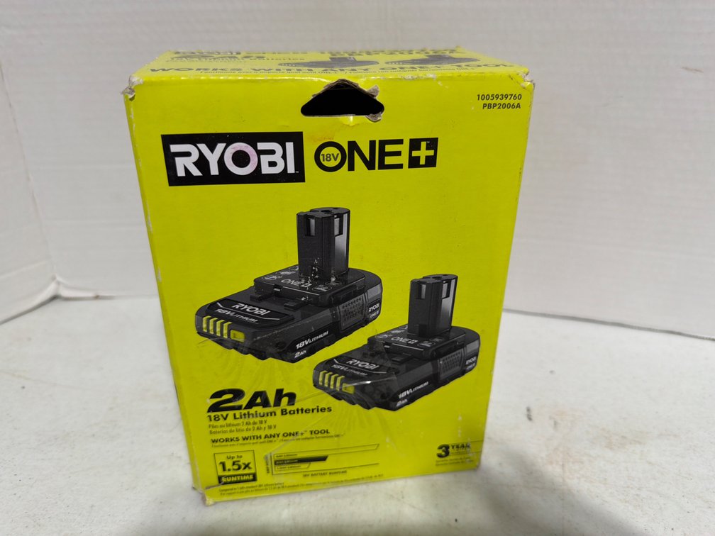 2AH Ryobi One 18V Batteries