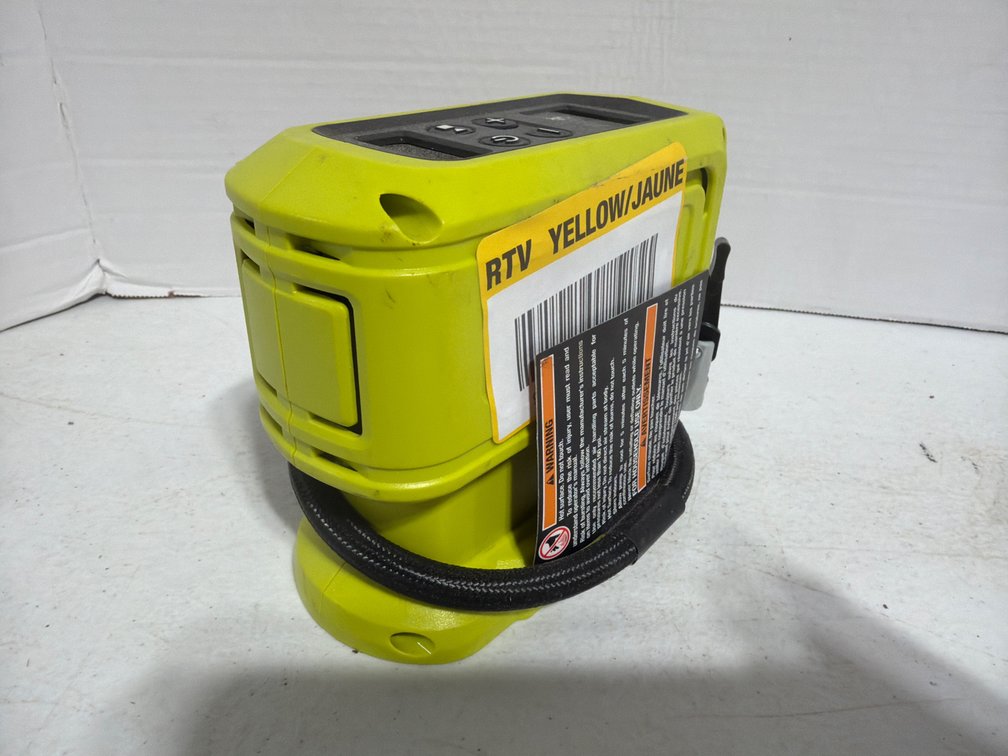 Ryobi 18 V Inflator, New-No Box, Tool Only