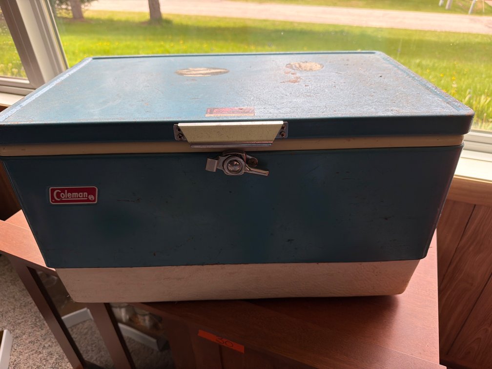 Vintage Coleman Cooler, Styrofoam