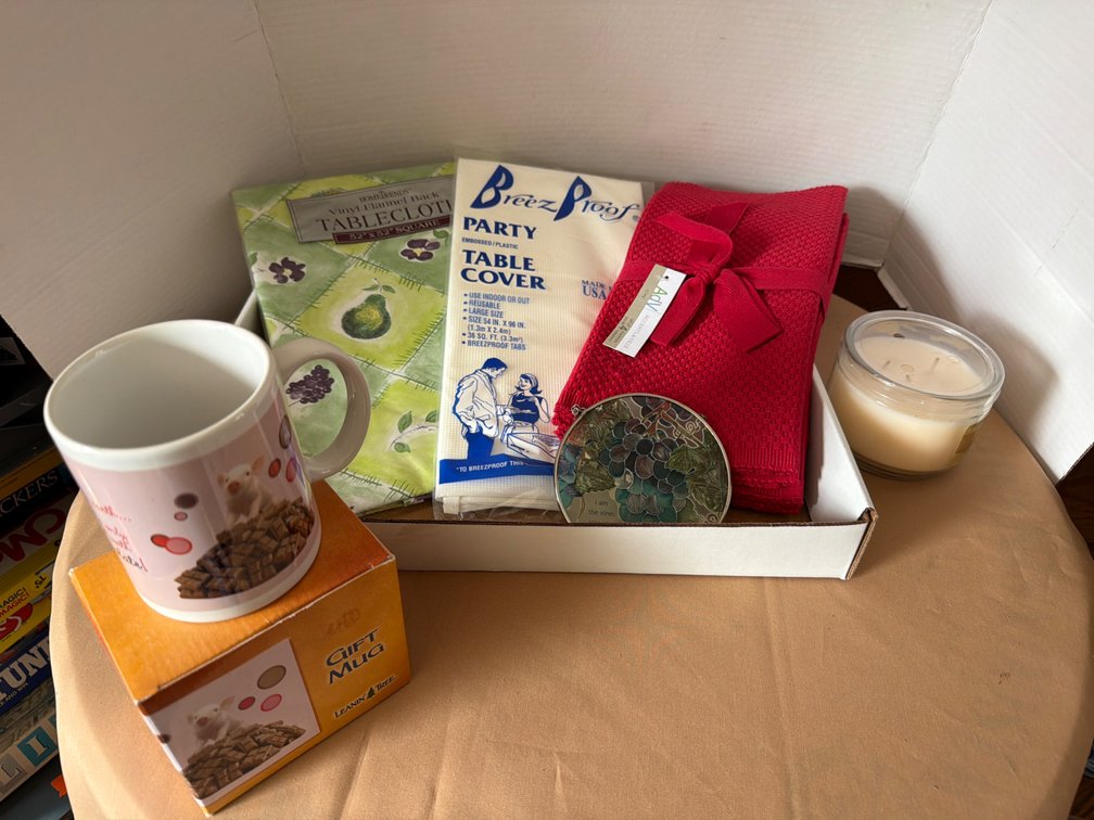 Mug, Linens, Candle