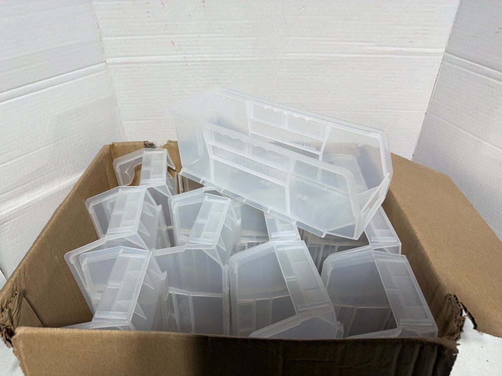 11 Clear Bins