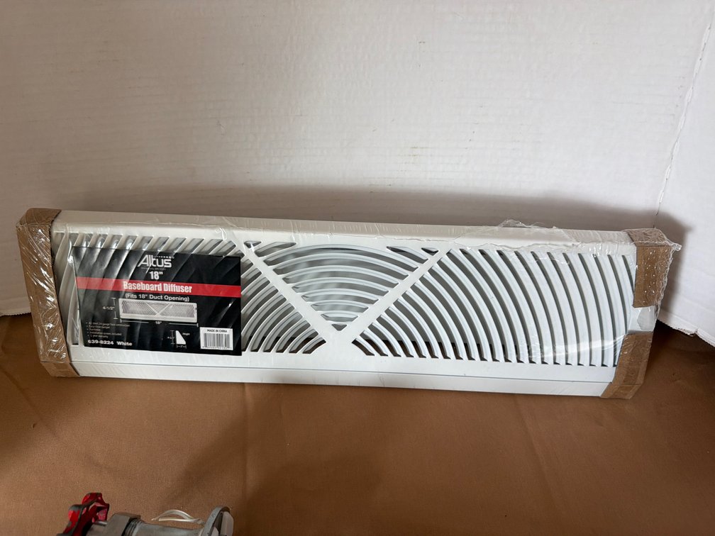 18” Baseboard Diffuser-New