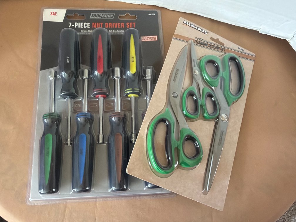 New Screwdriver and Scissor Sets