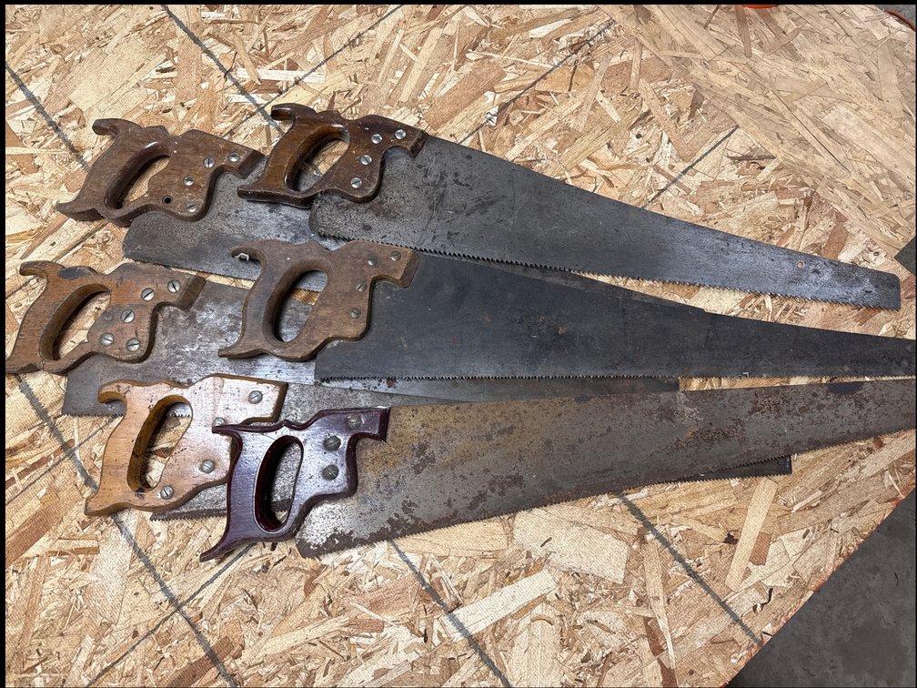 Old Wood Handle Saws