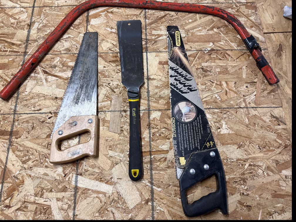 Saws & Metal Bar