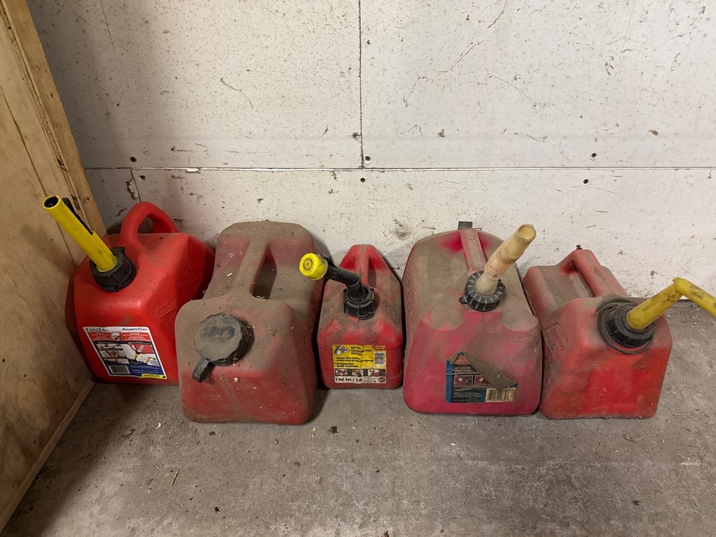 Plastic Gas Cans-Various Sizes