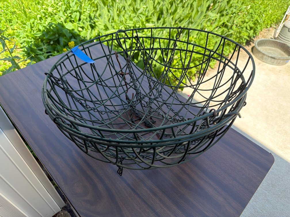 3 Hanging Wire Plant Holders