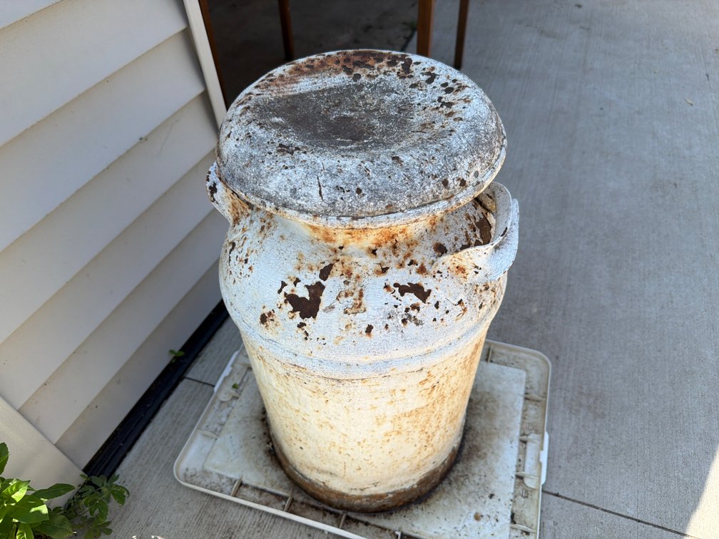 Old Milk Can