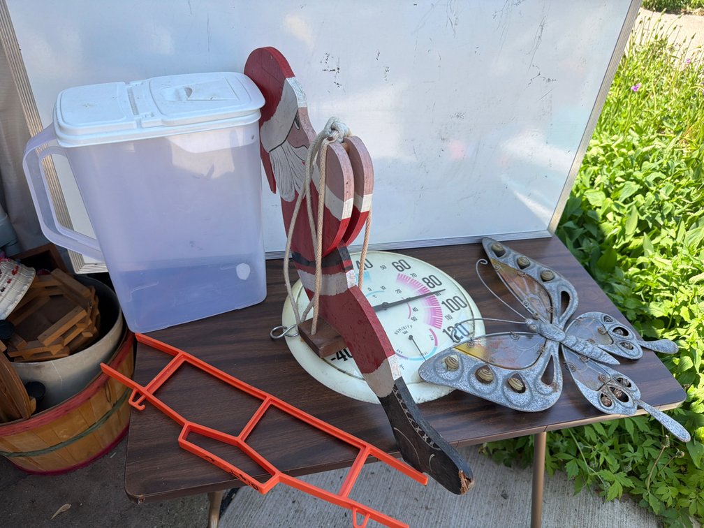 Santa, Thermometer, Outside Decoration