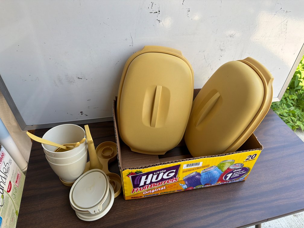 Vintage Tupperware-Steamers, Condiment Set