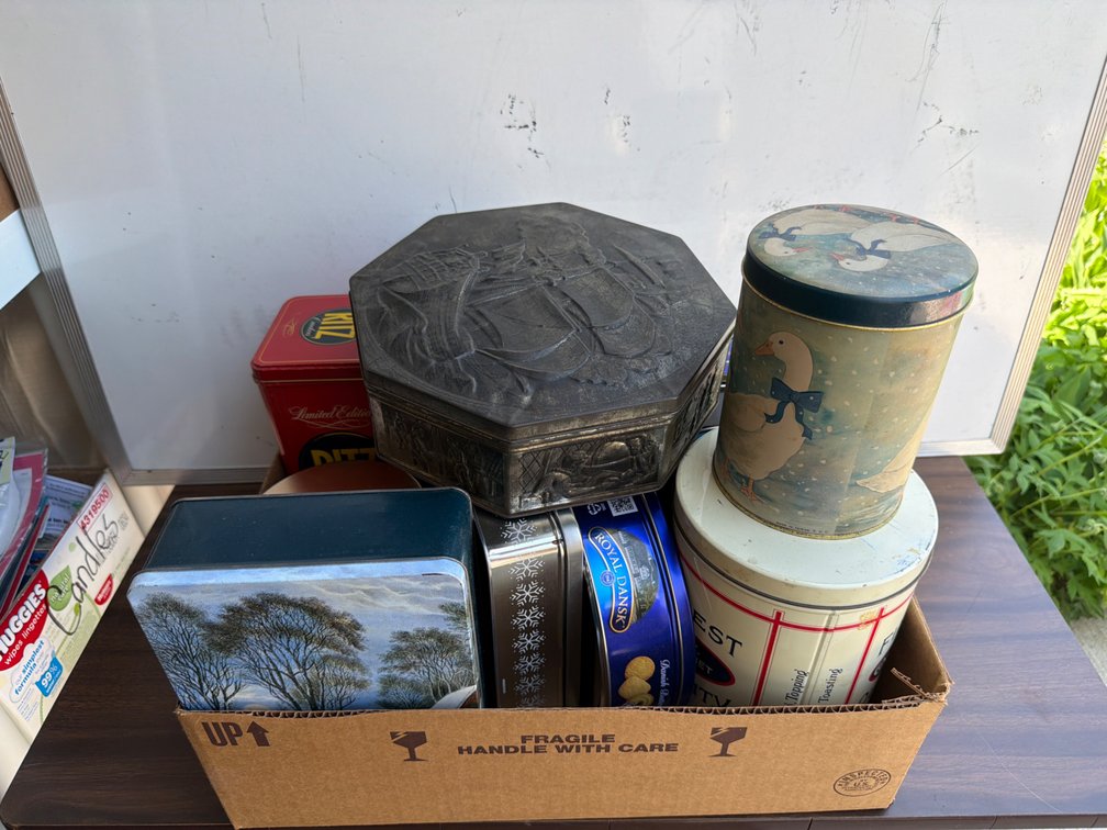 Variety of Tins-Vintage