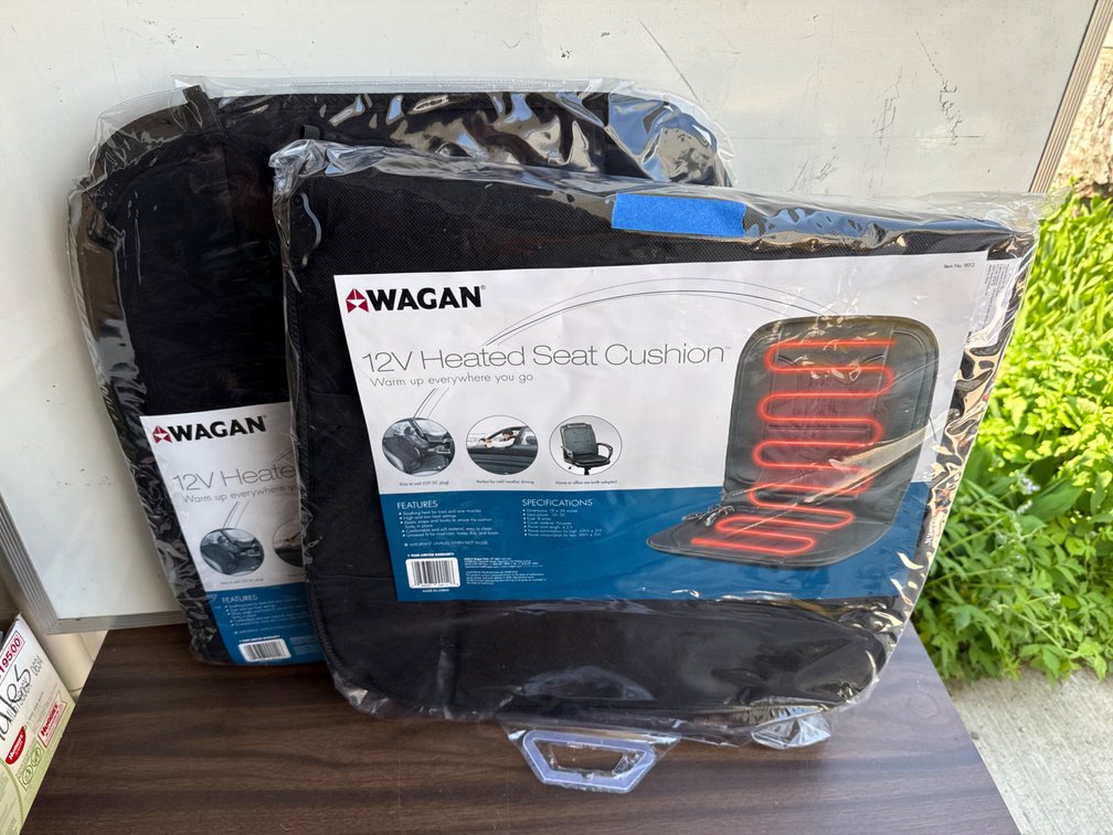 2 Heated Seat Cushions