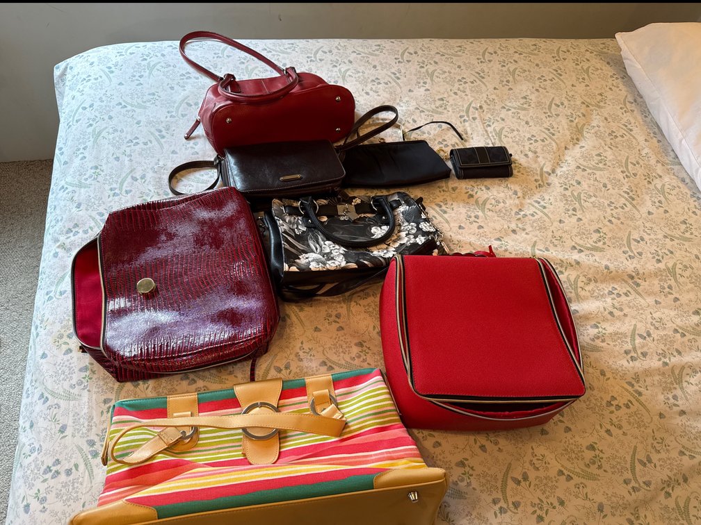 Assorted Purses, Wallet, Totes