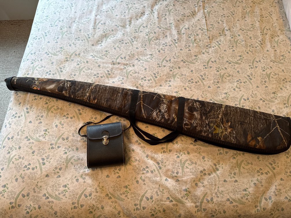 Gun Case and Binoculars