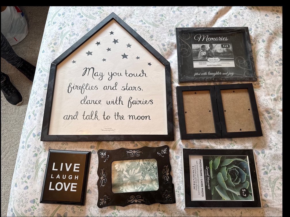 Assorted Wall Art and Picture Frames
