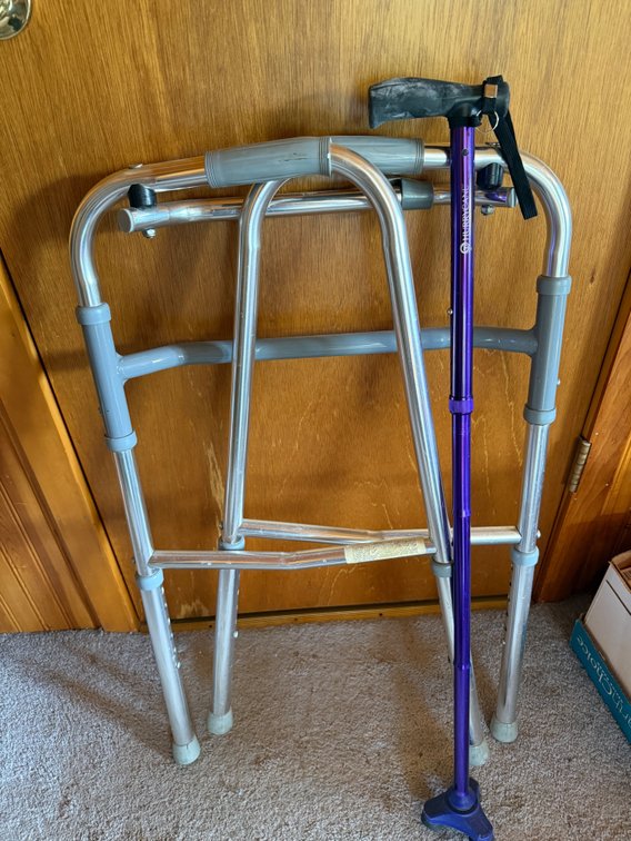 Walker and Cane