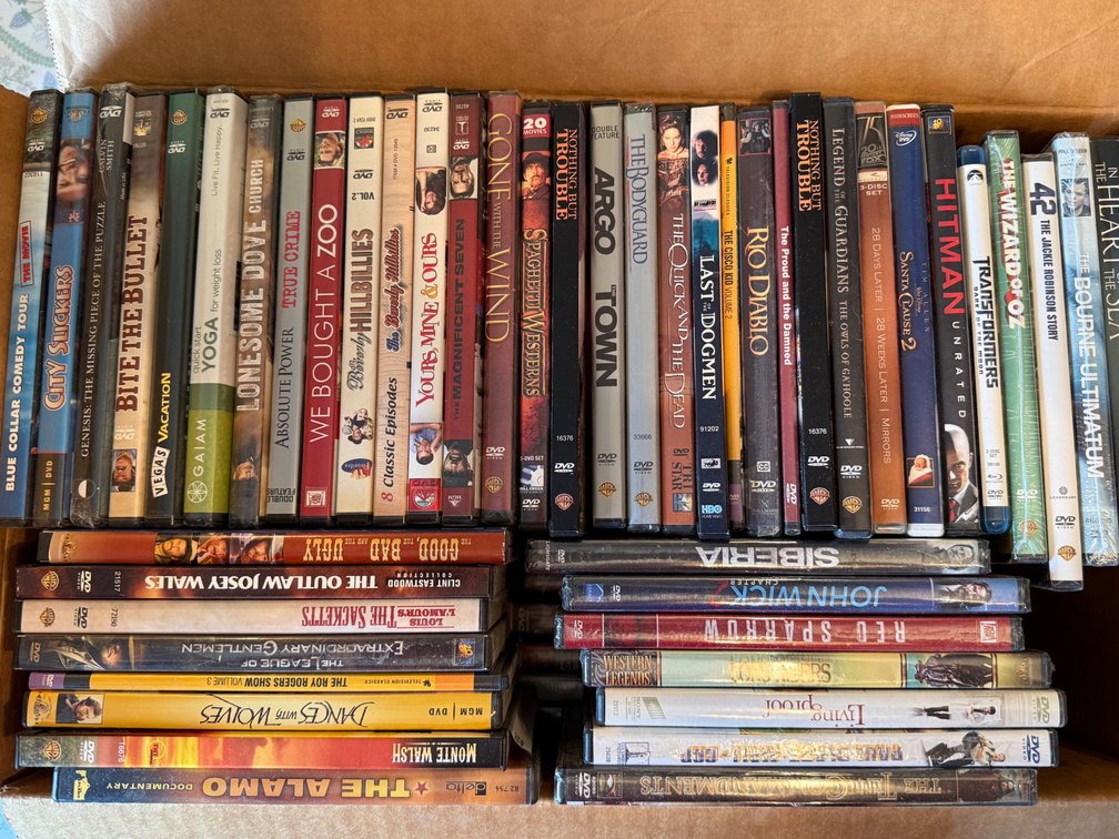 Assortment of DVDs