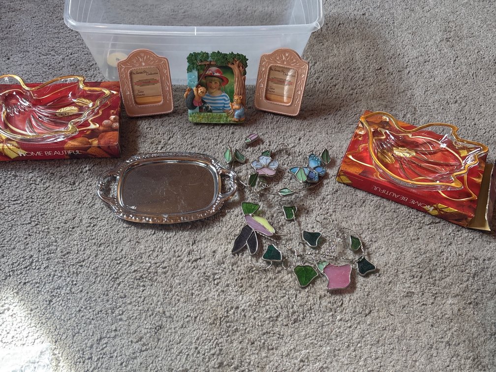 Picture Frames, Sun Catchers, Glass Dishes