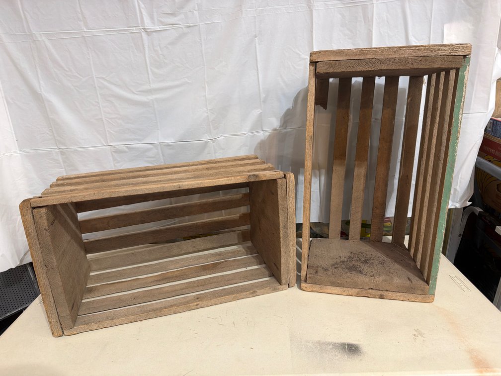 2 Wooden Crates-2' x 1'