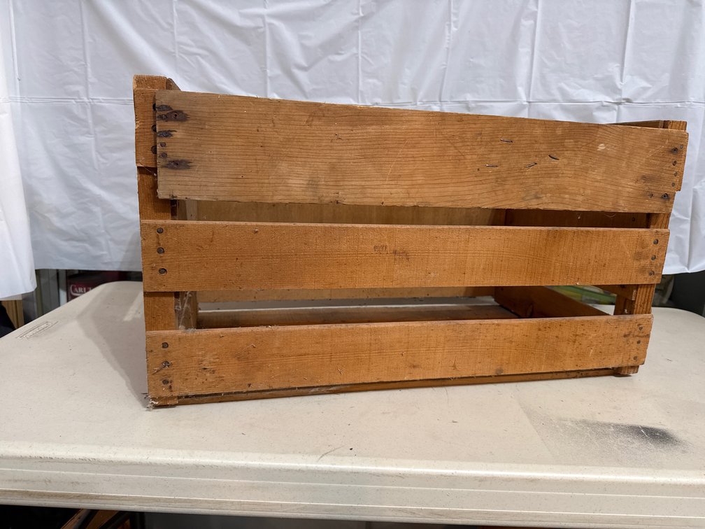 Wood Crate - 13" x 24.5" x 14"