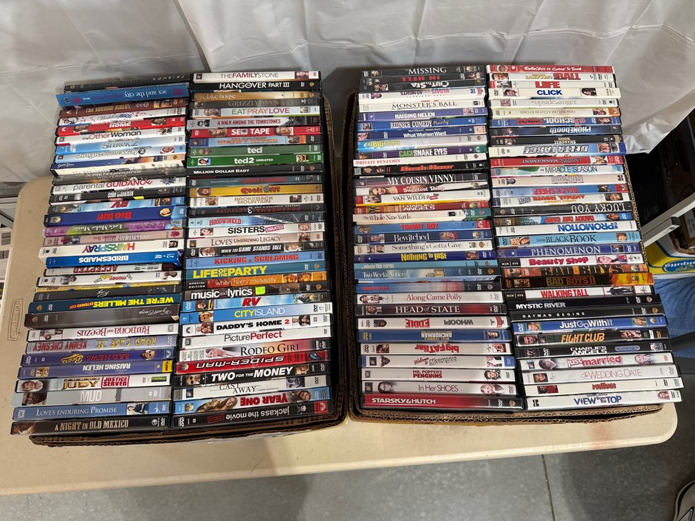 2 Boxes of DVD’s