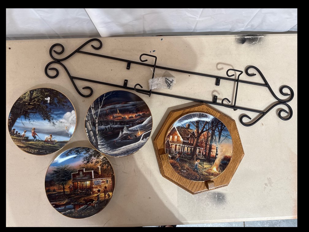 Terry RedLin Collector Plates and Hangers