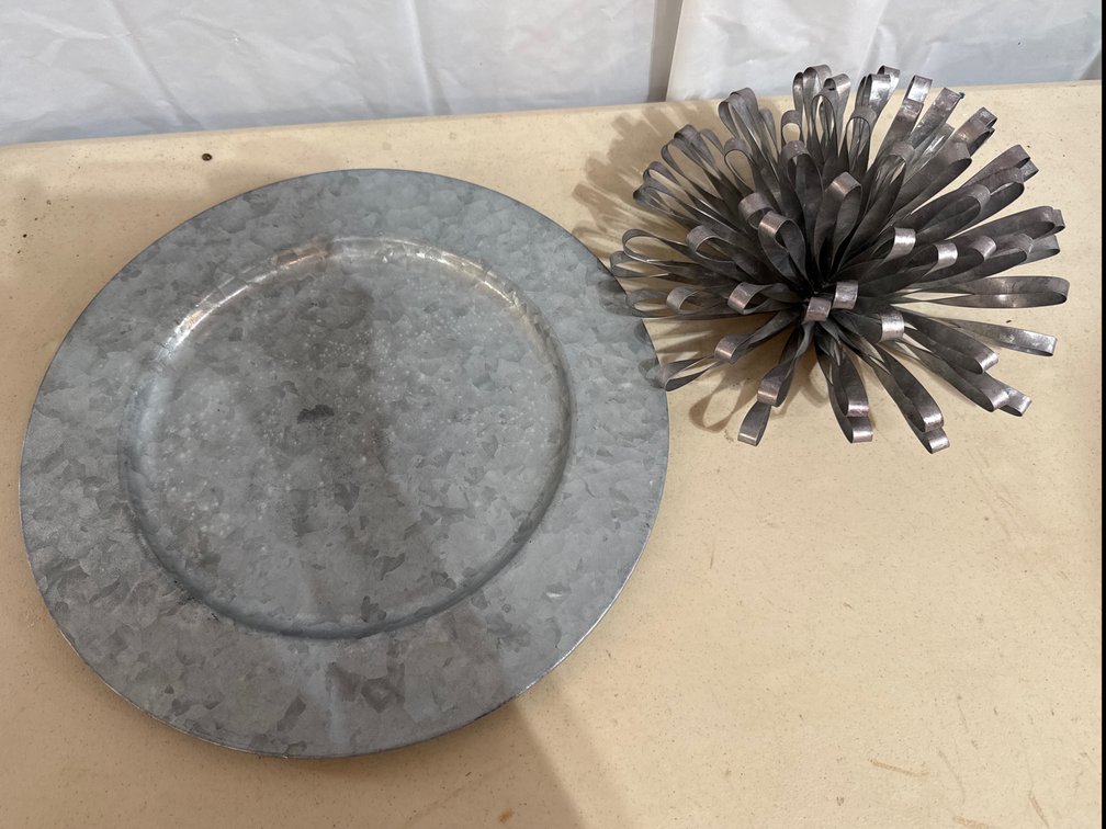 Metal Home Decor, Plate and Other